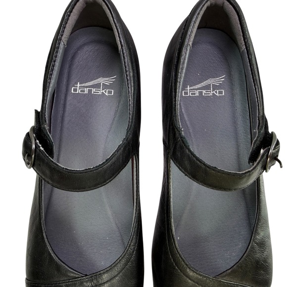 Dansko Fawna Mary Jane Comfort Shoes Women Size 39 US 8.5-9 Black Leather - Picture 4 of 11